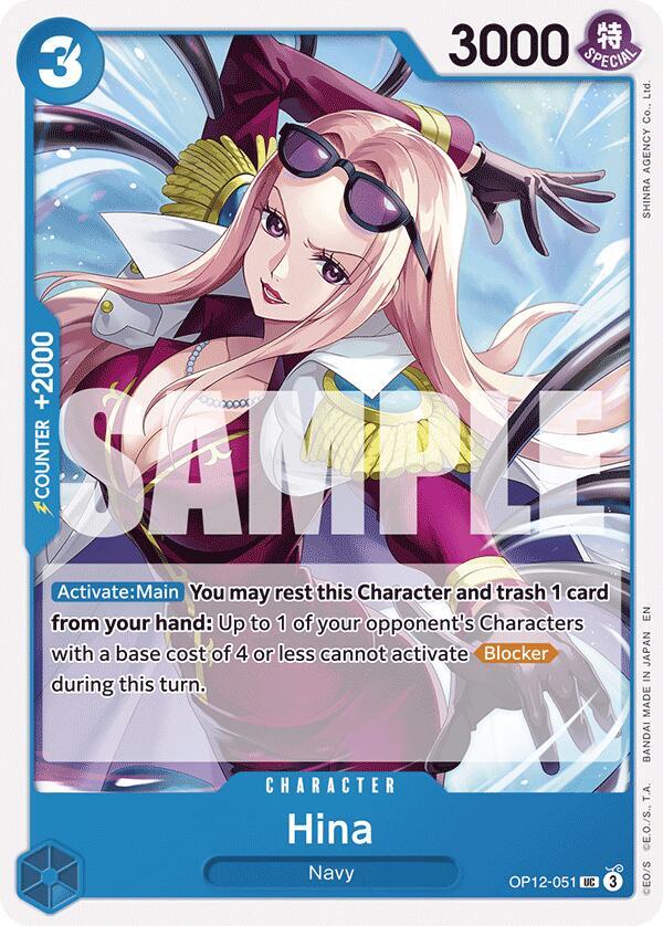 Hina OP12-051 – Legacy of the Master | One Piece TCG