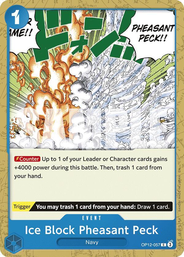 Ice Block Pheasant Peck OP12-057 – Legacy of the Master | One Piece TCG
