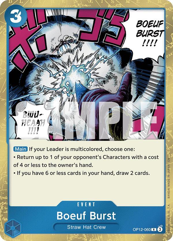 Boeuf Burst OP12-060 – Legacy of the Master | One Piece TCG