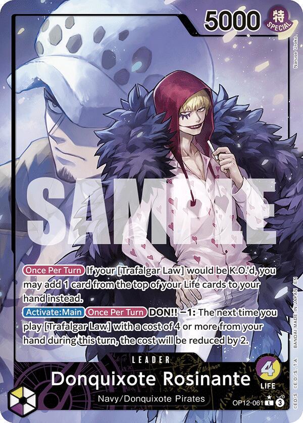 Donquixote Rosinante Alternate Art OP12-061 – Legacy of the Master | One Piece TCG