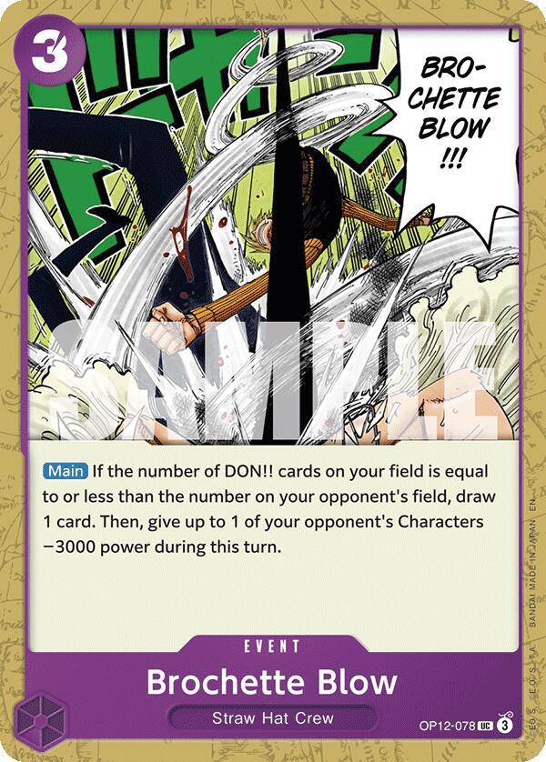 Brochette Blow OP12-078 – Legacy of the Master | One Piece TCG