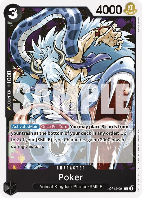 Poker OP12-091 – Legacy of the Master | One Piece TCG