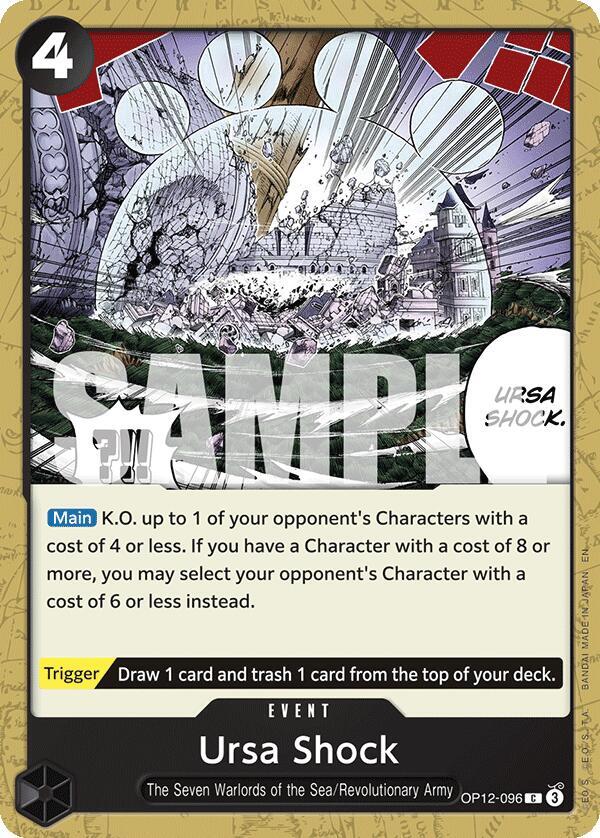 Ursa Shock OP12-096 – Legacy of the Master | One Piece TCG