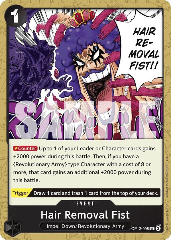 Hair Removal Fist OP12-098 – Legacy of the Master | One Piece TCG