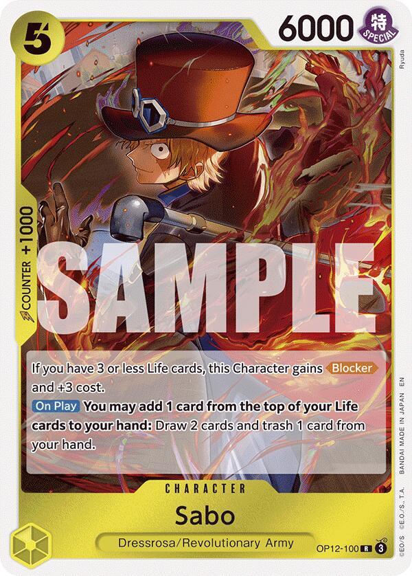 Sabo OP12-100 – Legacy of the Master | One Piece TCG