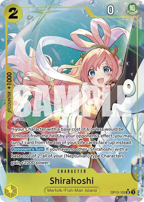 Shirahoshi Alternate Art OP12-102 – Legacy of the Master | One Piece TCG