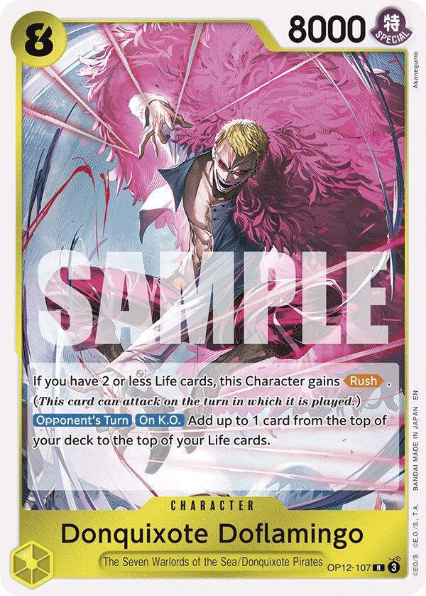 Donquixote Doflamingo OP12-107 – Legacy of the Master | One Piece TCG