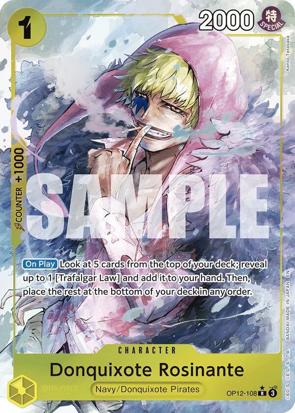 Donquixote Rosinante Alternate Art OP12-108 – Legacy of the Master | One Piece TCG