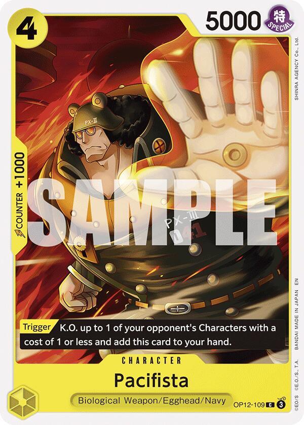 Pacifista OP12-109 – Legacy of the Master | One Piece TCG