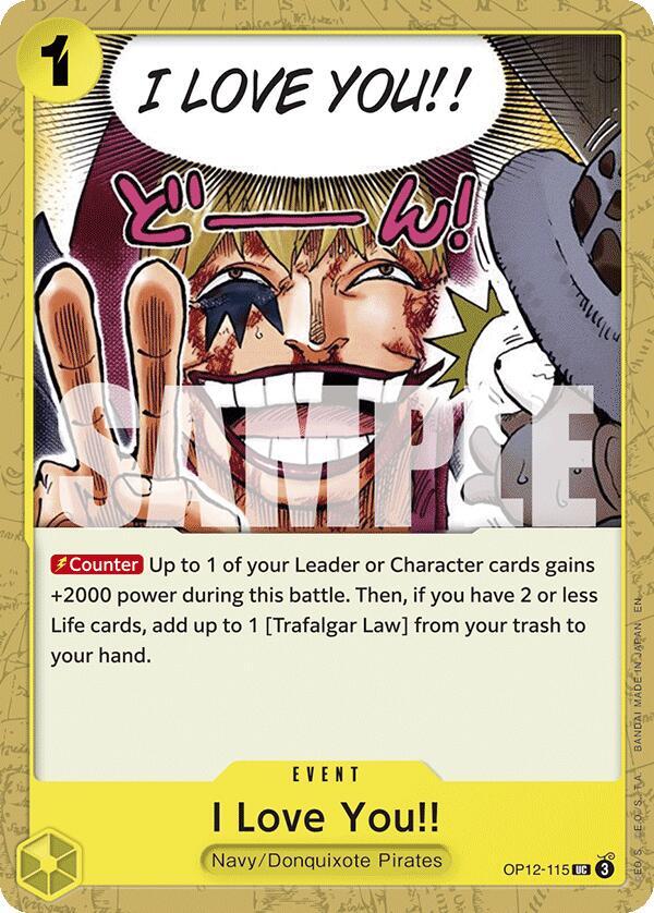 I Love You!! OP12-115 – Legacy of the Master | One Piece TCG