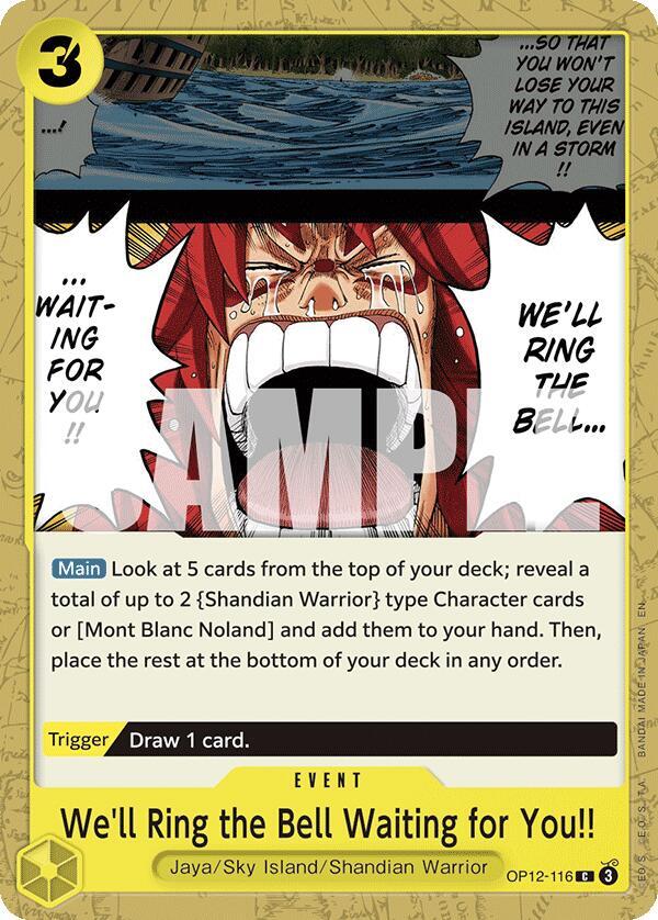 We'll Ring the Bell Waiting for You!! OP12-116 – Legacy of the Master | One Piece TCG