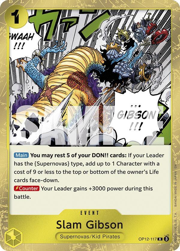 Slam Gibson OP12-117 – Legacy of the Master | One Piece TCG