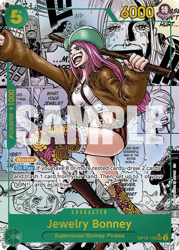 Jewelry Bonney Manga Rare OP12-118 – Legacy of the Master | One Piece TCG
