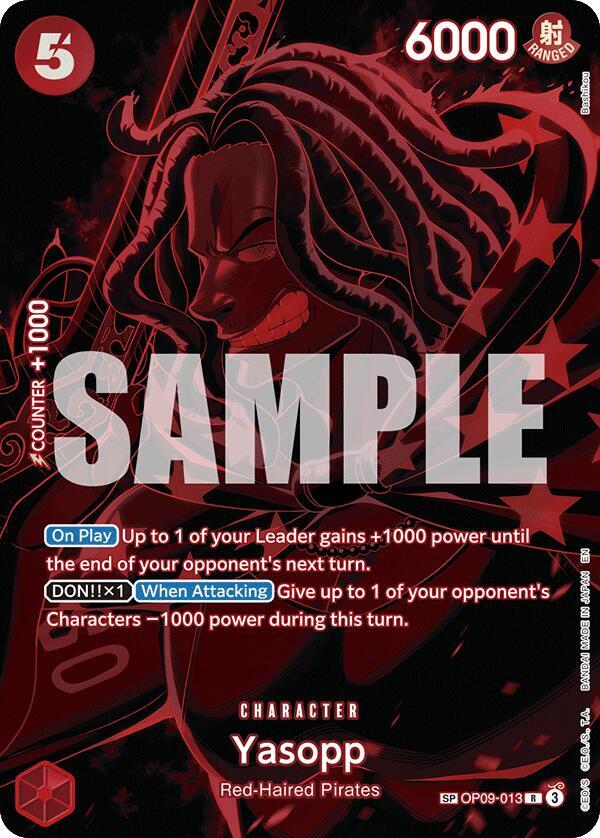 Yasopp SP OP09-013 – Legacy of the Master | One Piece TCG