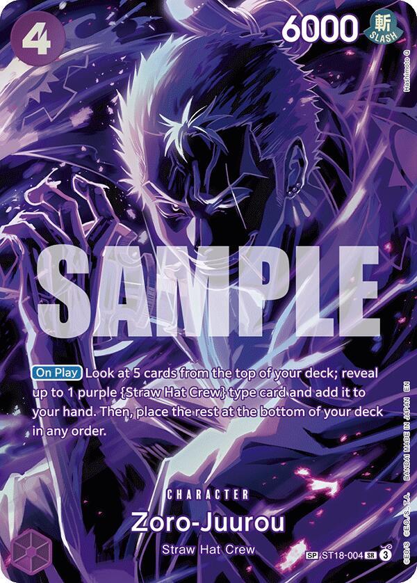 Zoro-Juurou SP ST18-004 – Legacy of the Master | One Piece TCG