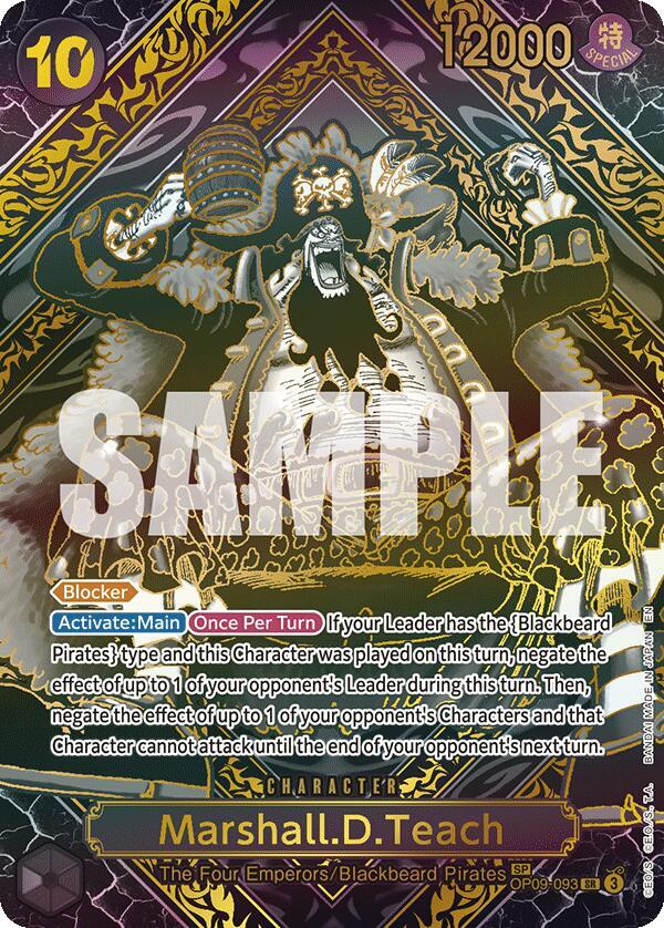 Marshall.D.Teach (Gold) SP OP09-093 – Legacy of the Master | One Piece TCG