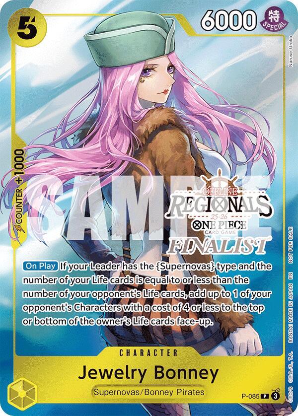 Jewelry Bonney Offline Regional Finalist Card Set 2025 Vol.2 P-085 | One Piece TCG