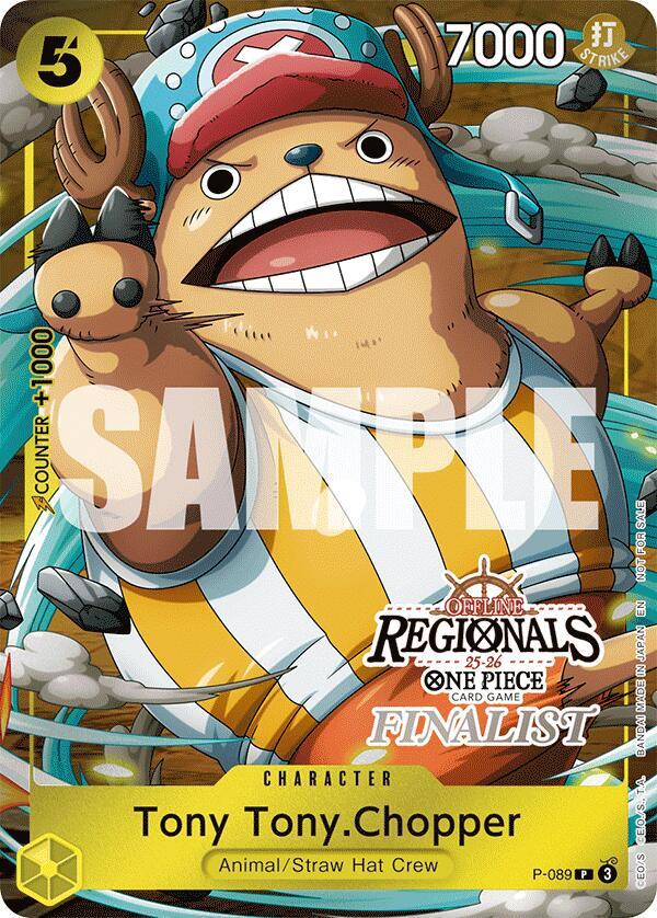 Tony Tony.Chopper Offline Regional Finalist Card Set 2025 Vol.2 P-089 | One Piece TCG