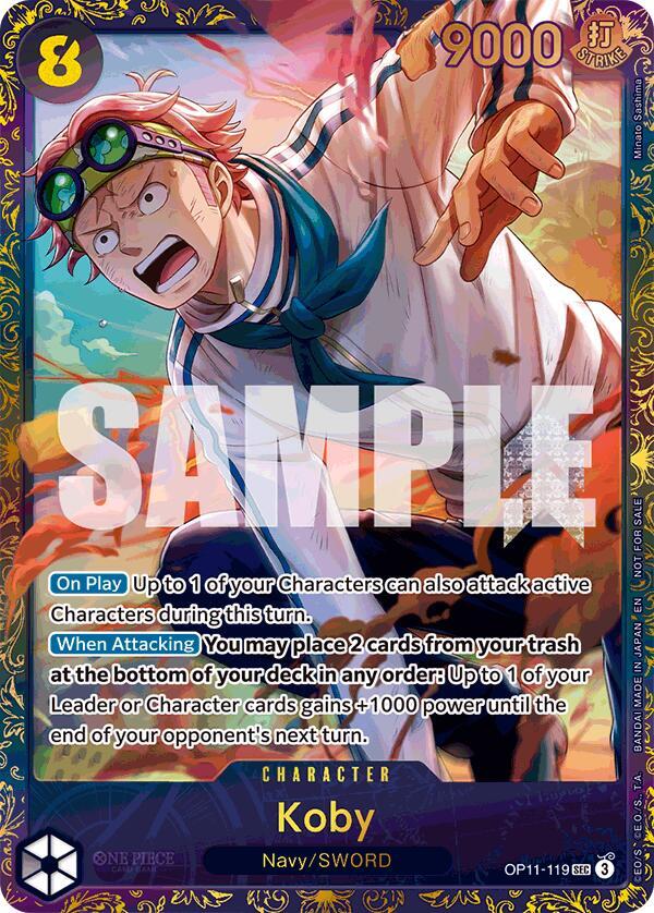 Koby Treasure Cup August 2025 OP11-119 | One Piece TCG