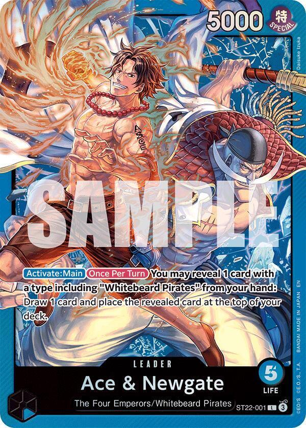 Ace & Newgate ST22-001 – Starter Deck 22: Ace & Newgate | One Piece TCG