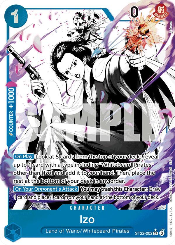 Izo Alternate Art ST22-002 – Starter Deck 22: Ace & Newgate | One Piece TCG