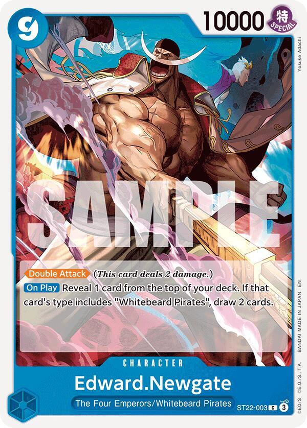 Edward Newgate ST22-003 – Starter Deck 22: Ace & Newgate | One Piece TCG