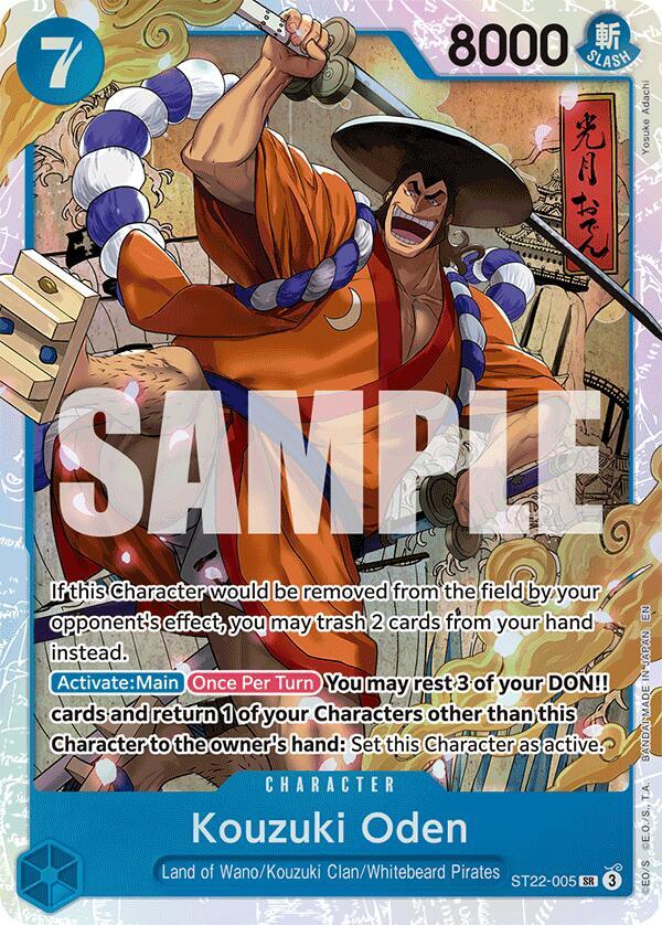 Kouzuki Oden ST22-005 – Starter Deck 22: Ace & Newgate | One Piece TCG