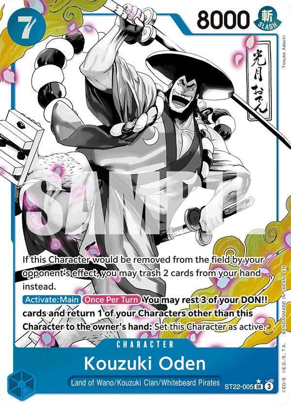 Kouzuki Oden Alternate Art ST22-005 – Starter Deck 22: Ace & Newgate | One Piece TCG