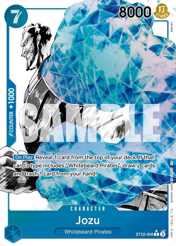 Jozu Alternate Art ST22-006 – Starter Deck 22: Ace & Newgate | One Piece TCG