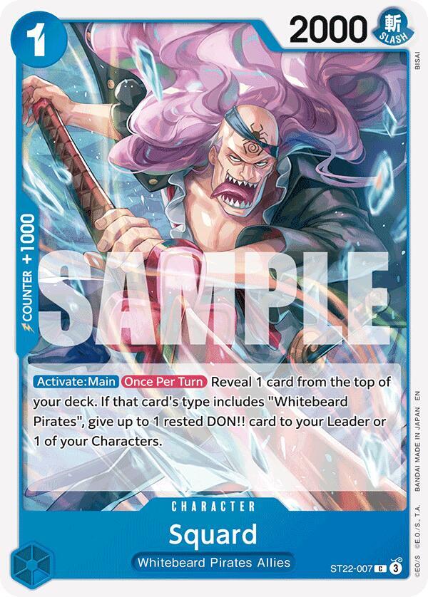 Squard ST22-007 – Starter Deck 22: Ace & Newgate | One Piece TCG
