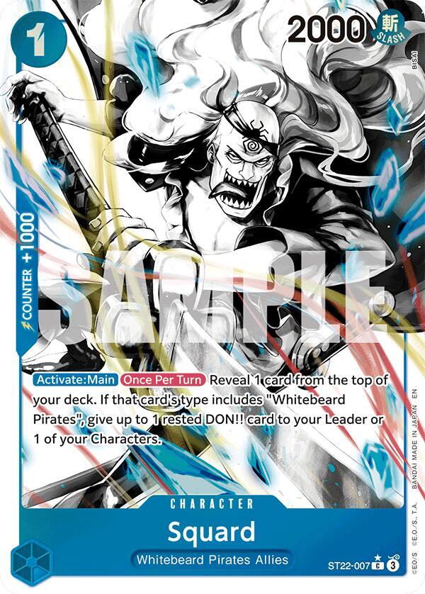 Squard Alternate Art ST22-007 – Starter Deck 22: Ace & Newgate | One Piece TCG