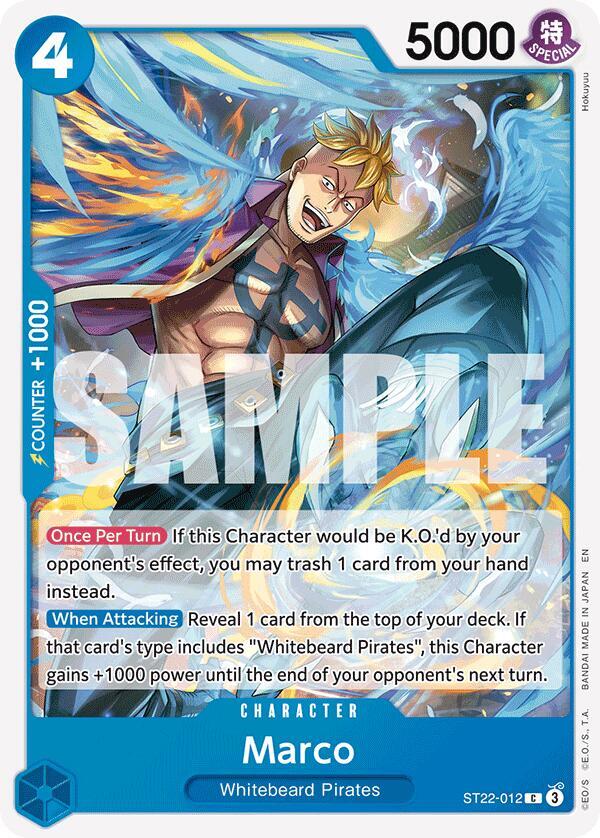 Marco ST22-012 – Starter Deck 22: Ace & Newgate | One Piece TCG