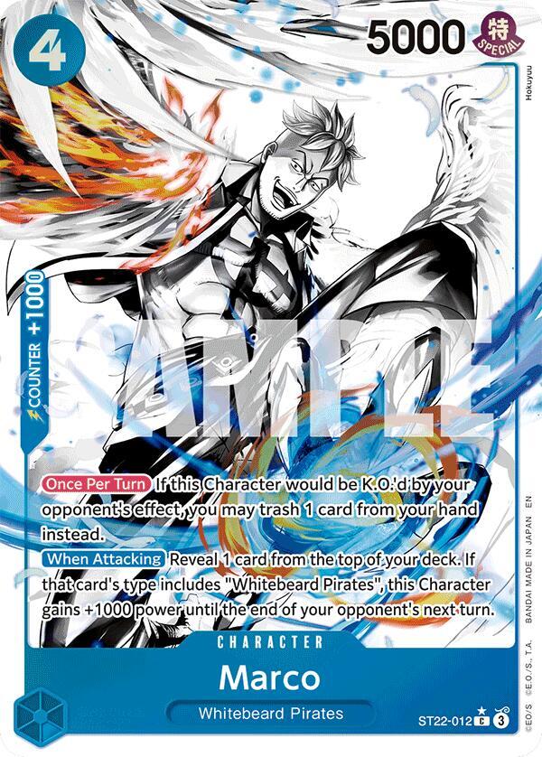 Marco Alternate Art ST22-012 – Starter Deck 22: Ace & Newgate | One Piece TCG
