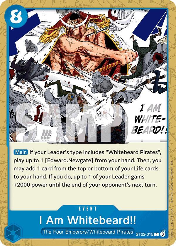 I Am Whitebeard!! ST22-015 – Starter Deck 22: Ace & Newgate | One Piece TCG