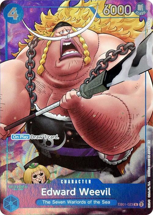 Edward Weevil Seven Warlords of the Sea Binder Set EB01-023 | One Piece TCG