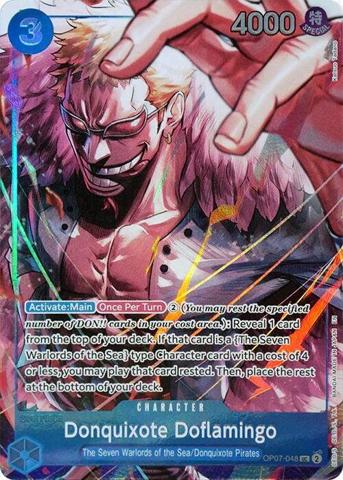Donquixote Doflamingo Seven Warlords of the Sea Binder Set OP07-048 | One Piece TCG