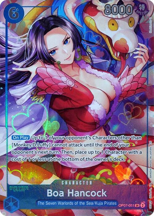 Boa Hancock Seven Warlords of the Sea Binder Set OP07-051 | One Piece TCG