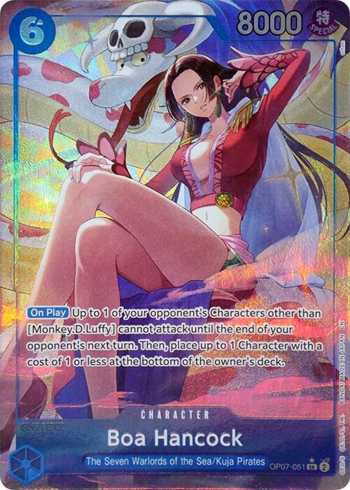 Boa Hancock Seven Warlords of the Sea Binder Set Alternate Art OP07-051 | One Piece TCG