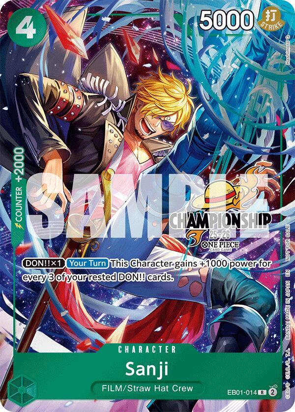 Sanji CS 25-26 Celebration Pack 2025-2026 EB01-014 | One Piece TCG