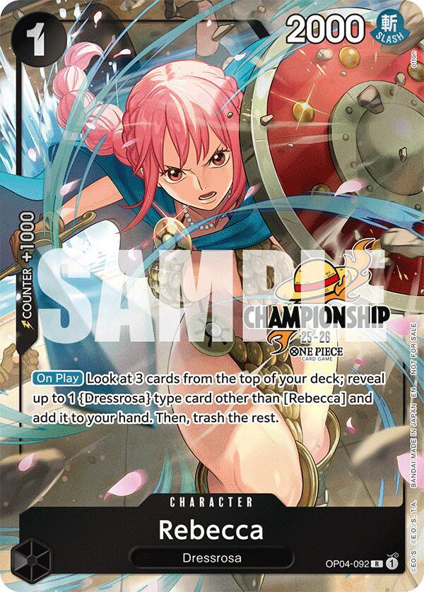 Rebecca CS 25-26 Celebration Pack 2025-2026 OP04-092 | One Piece TCG