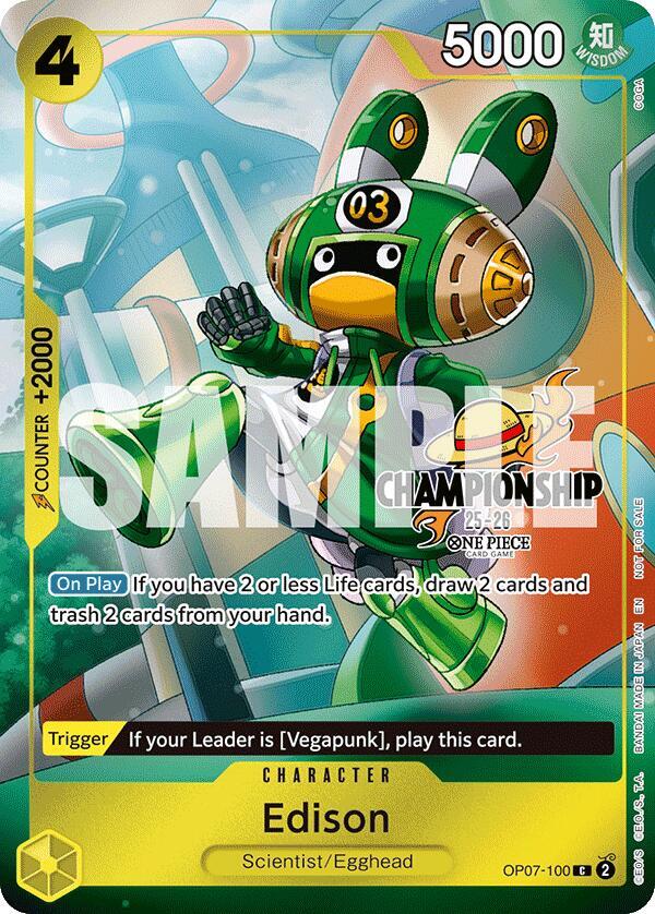 Edison CS 25-26 Celebration Pack 2025-2026 OP07-100 | One Piece TCG