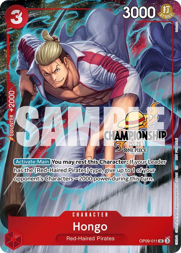 Hongo CS 25-26 Celebration Pack 2025-2026 OP09-011 | One Piece TCG