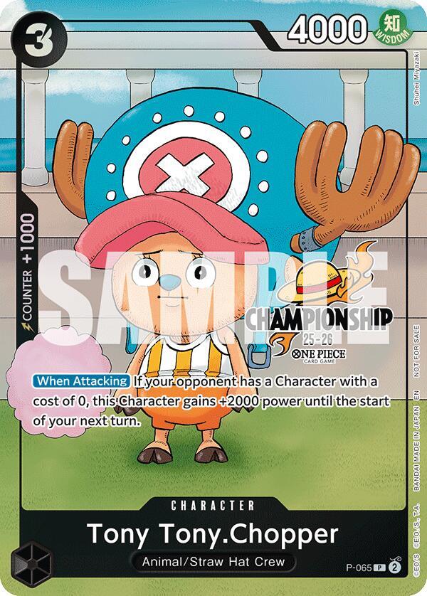 Tony Tony.Chopper CS 25-26 Event Pack Finalist Ver. 2025-2026 P-065 | One Piece TCG