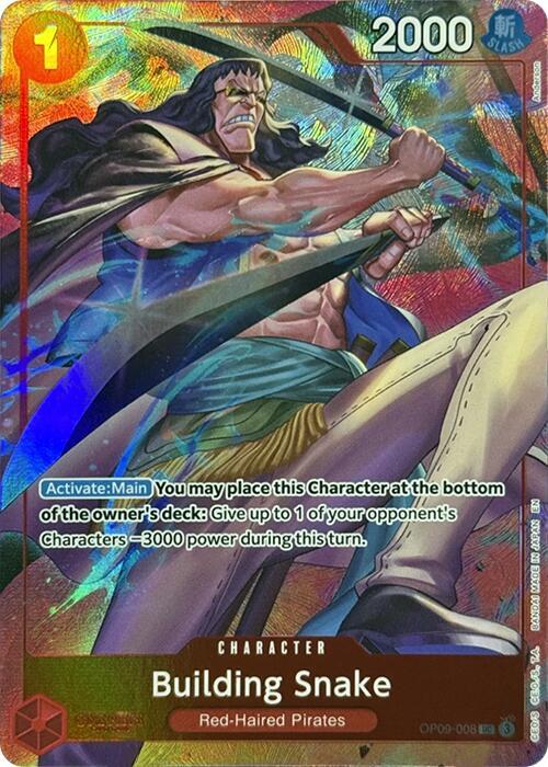 Building Snake Premium Card Collection -Best Selection Vol. 4- OP09-008 | One Piece TCG