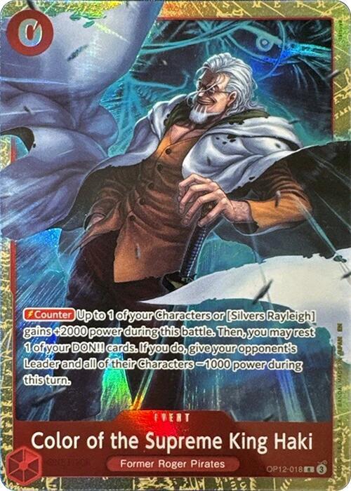 Color of the Supreme King Haki Premium Card Collection -6 assort vol.1- OP12-018 | One Piece TCG