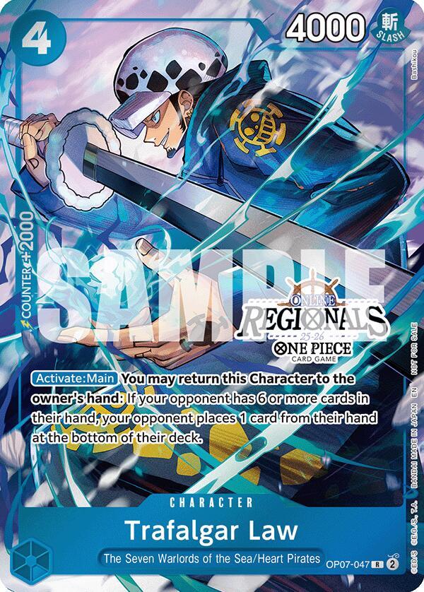 Trafalgar Law Online Regional Participation Pack 2025 Vol.2 OP07-047 | One Piece TCG