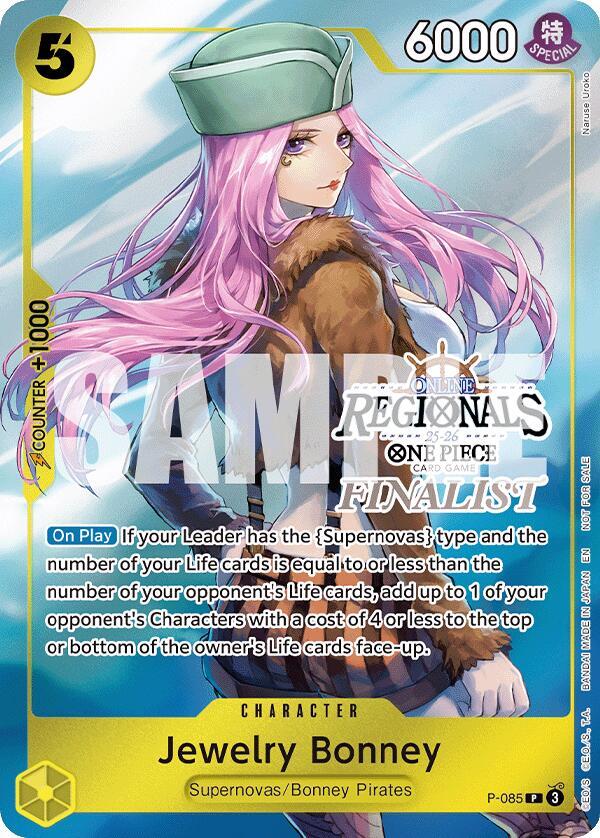 Jewelry Bonney Online Regional Finalist Card Set 2025 Vol.2 P-085 | One Piece TCG