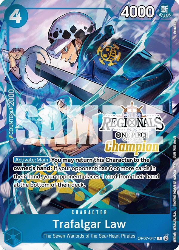 Trafalgar Law Online Regional Champion Card Set 2025 Vol.2 OP07-047 | One Piece TCG