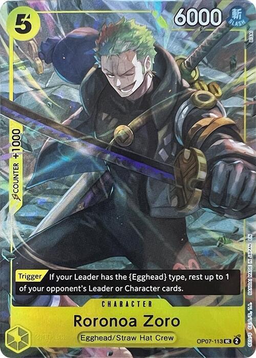 Roronoa Zoro Illustration Box Vol.3 OP07-113 | One Piece TCG