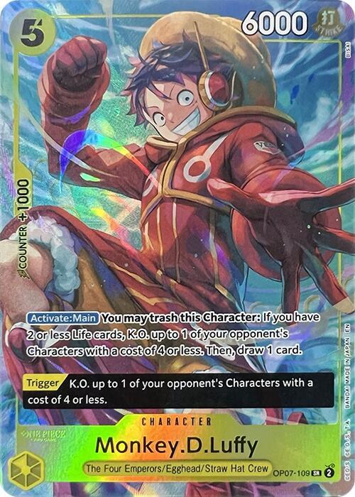 Monkey.D.Luffy Illustration Box Vol.3 OP07-109 | One Piece TCG